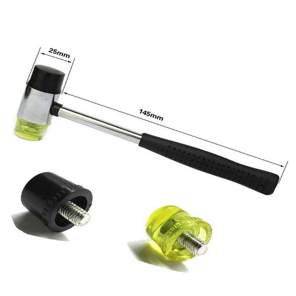 hand tools double-face rubber hammer for leather crafts, jewelry, woodworking and flooring installation car repair 25mm black 264d
hand tools double-face rubber hammer for leather crafts, jewelry, woodworking and flooring installation car repair 25mm black 264d