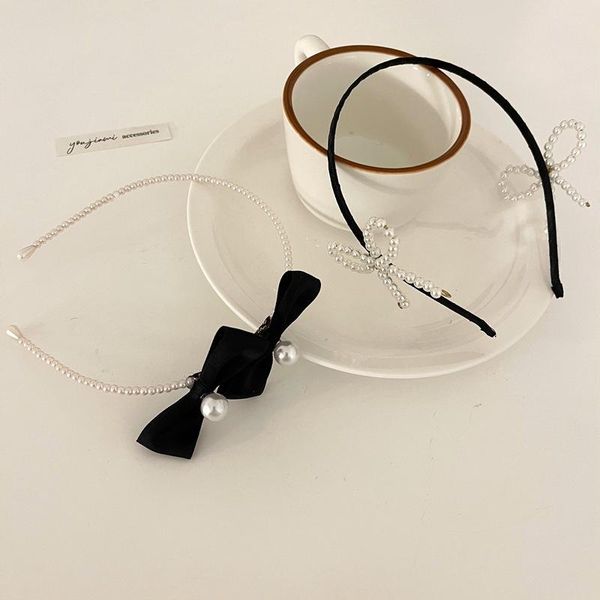 hair clips & barrettes fflacell romantic french style vintage pearl bow headband sweet all-match accessories, Golden;silver 
hair clips & barrettes fflacell romantic french style vintage pearl bow headband sweet all-match accessories, Golden;silver