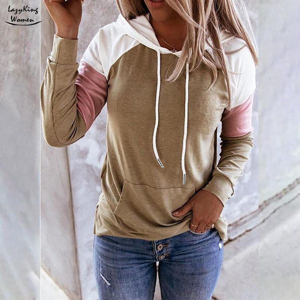 women's hoodies & sweatshirts solid color stitching long-sleeved plus size pullover hoodie loose round neck long sleeve sweatshirt top, Black
women's hoodies & sweatshirts solid color stitching long-sleeved plus size pullover hoodie loose round neck long sleeve sweatshirt top, Black