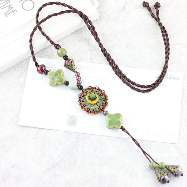 pendant necklaces vintage long tassel pendants necklace for women ceramic beads strand charm choker sweater chain handmade jewelry men, Silver
pendant necklaces vintage long tassel pendants necklace for women ceramic beads strand charm choker sweater chain handmade jewelry men, Silver