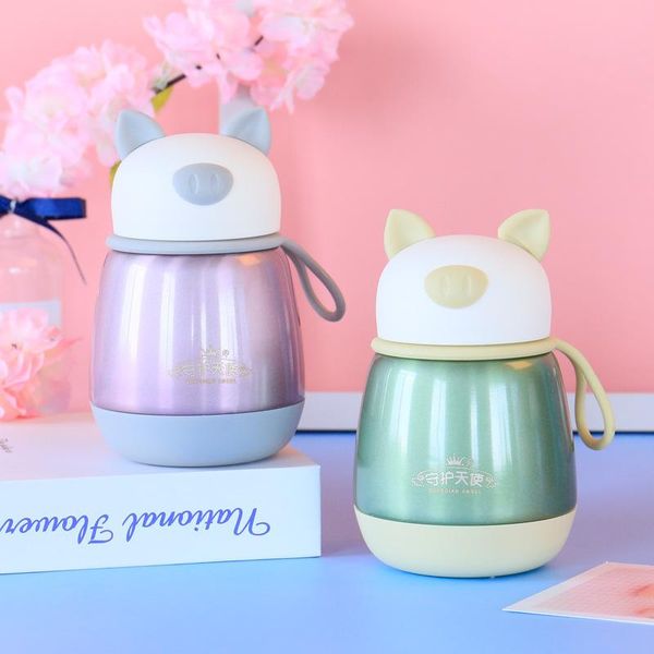 cartoon pig cute pink insulation cup students 304 stainless steel belly girls portable water bottles
cartoon pig cute pink insulation cup students 304 stainless steel belly girls portable water bottles