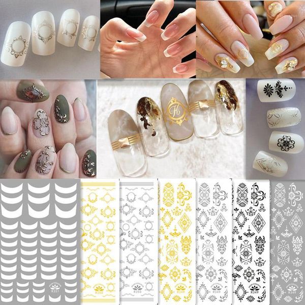 nail sticker french style stickers cute morocco adhesive art tool manicure accessories mh881, Black
nail sticker french style stickers cute morocco adhesive art tool manicure accessories mh881, Black