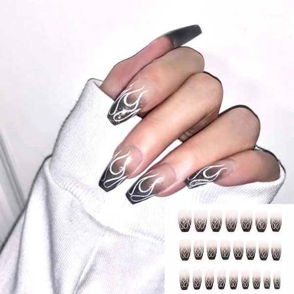 24pcs detachable false nails flame ballerina wearable fake coffin full cover nail art tips diy beauty manicure tool1, Red;gold
24pcs detachable false nails flame ballerina wearable fake coffin full cover nail art tips diy beauty manicure tool1, Red;gold