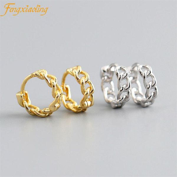 hoop & huggie real 100% 925 sterling silver golden chain circle earrings classic for women fine jewelry cute accessories 2021, Golden;silver
hoop & huggie real 100% 925 sterling silver golden chain circle earrings classic for women fine jewelry cute accessories 2021, Golden;silver