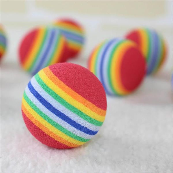 rainbow rattle scratch pet cat training supplies interactive playing tools eva ball toys chew toy 3.5/4.2/6.3cm
rainbow rattle scratch pet cat training supplies interactive playing tools eva ball toys chew toy 3.5/4.2/6.3cm