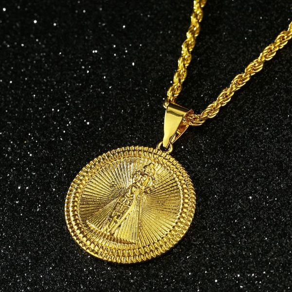 chains virgin mary lucky pendant necklace gold twist for men and women our ladies jewelry guardian, Silver
chains virgin mary lucky pendant necklace gold twist for men and women our ladies jewelry guardian, Silver