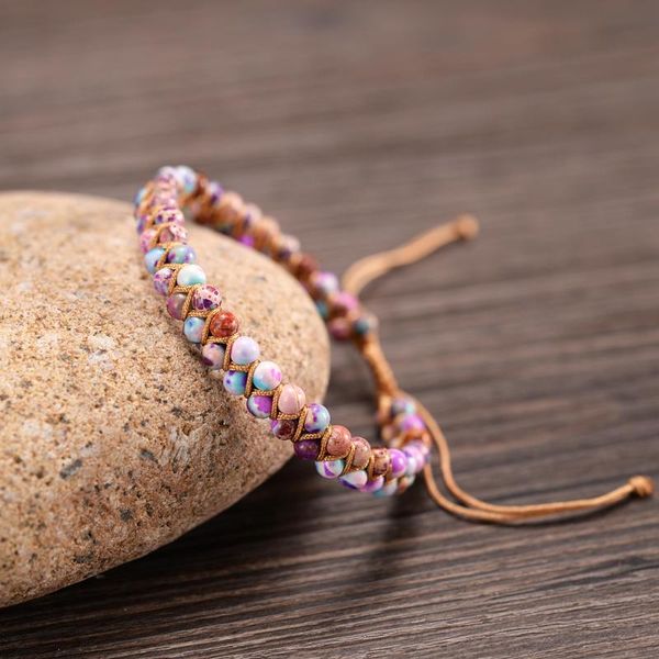 tennis handmade beaded stones wrap bracelets bangles double layers bohemia couple yoga jewelry boho round mood tracker, Golden;silver
tennis handmade beaded stones wrap bracelets bangles double layers bohemia couple yoga jewelry boho round mood tracker, Golden;silver