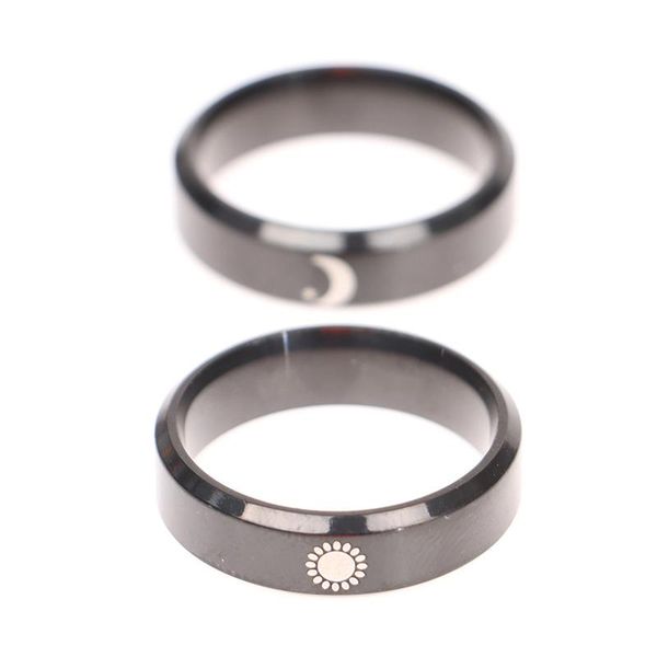 wedding rings stainless steel moon and sun promise ring band for women/men black couple jewelry, Slivery;golden
wedding rings stainless steel moon and sun promise ring band for women/men black couple jewelry, Slivery;golden