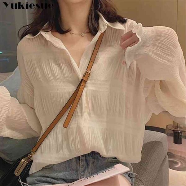 long sleeve women's shirt blouse for women blusas womens and blouses chiffon shirts ladie's plus size white 210730
long sleeve women's shirt blouse for women blusas womens and blouses chiffon shirts ladie's plus size white 210730