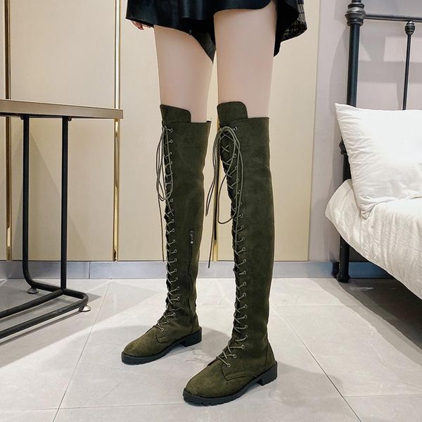 boots fashion women knee high solid color lace-up quality winter warm square heels punk round toe shoes botas mujer #40, Black
boots fashion women knee high solid color lace-up quality winter warm square heels punk round toe shoes botas mujer #40, Black