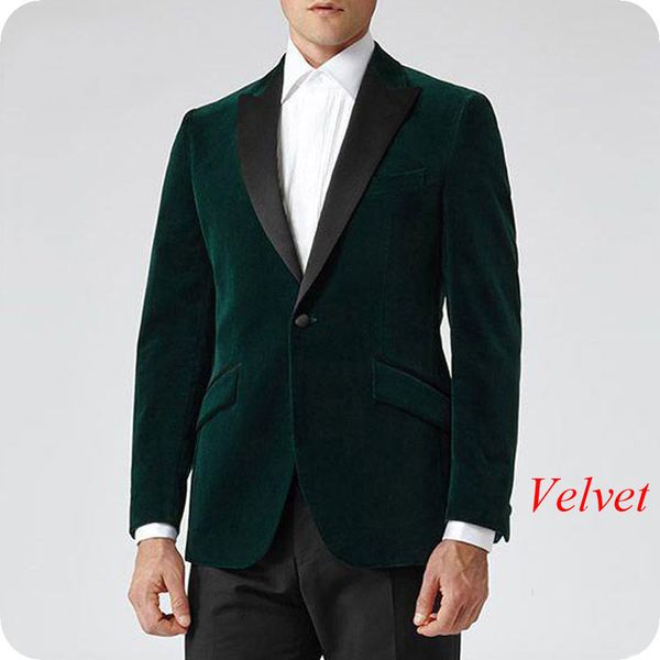 men's suits & blazers smoking jacket green velvet wedding men suit black peaked lapel groom tuxedo 2piece classic pants terno masc, White;black
men's suits & blazers smoking jacket green velvet wedding men suit black peaked lapel groom tuxedo 2piece classic pants terno masc, White;black