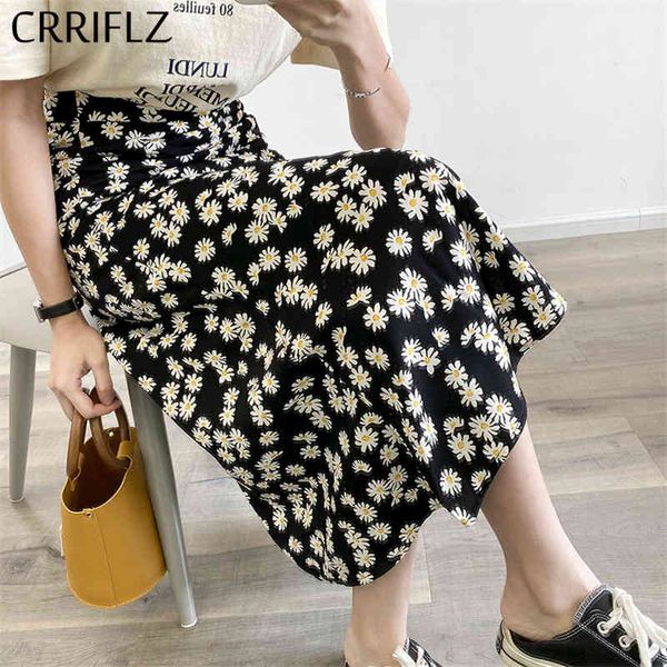 summer floral skirt women a-line casual high waist mid-calf dress crriflz 210520, Black
summer floral skirt women a-line casual high waist mid-calf dress crriflz 210520, Black
