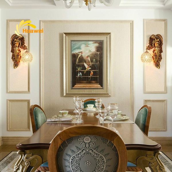 retro art resin wall lamps tv background bedroom living room golden decoration sconce classical creative crystal fixtures lamp
retro art resin wall lamps tv background bedroom living room golden decoration sconce classical creative crystal fixtures lamp