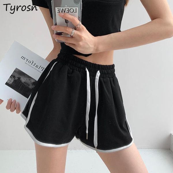 women's shorts women high waisted short all-match drawstring running patchwork design loose wide-leg trousers ulzzang joggers mujer, White;black
women's shorts women high waisted short all-match drawstring running patchwork design loose wide-leg trousers ulzzang joggers mujer, White;black