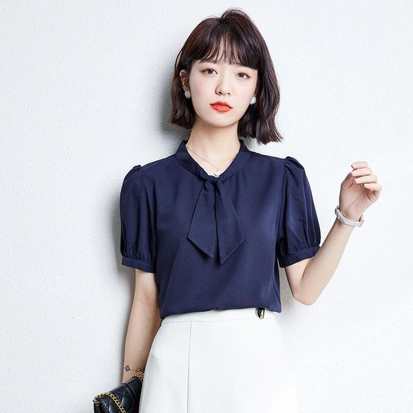 women's blouses & shirts women short sleeve shirt fashion bowknot pure color pullover chiffon, White
women's blouses & shirts women short sleeve shirt fashion bowknot pure color pullover chiffon, White