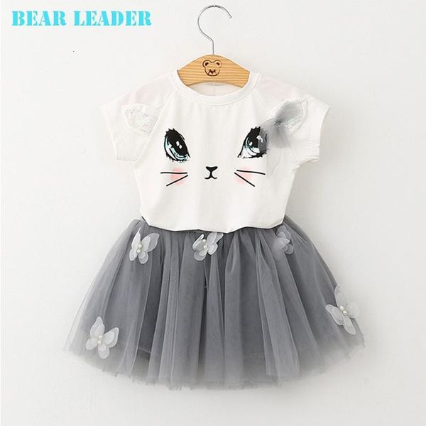clothing sets bear leader girls new summer fashion style cartoon kitten printed t-shirts+net veil dress 2pcs clothes ittg, White
clothing sets bear leader girls new summer fashion style cartoon kitten printed t-shirts+net veil dress 2pcs clothes ittg, White