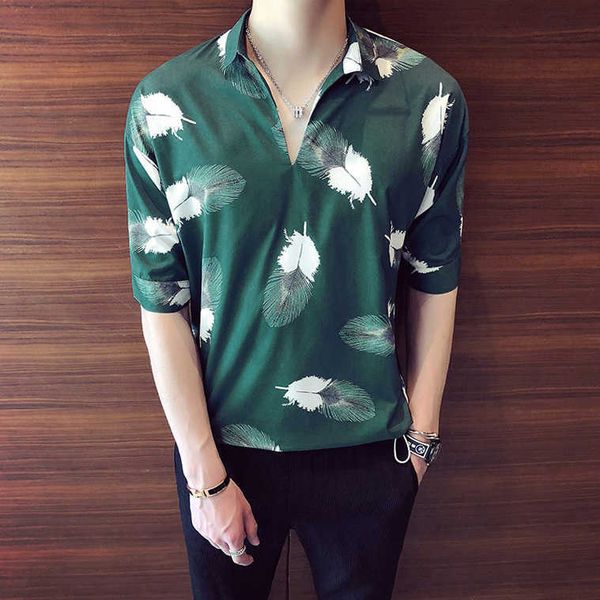 summer men's shirts short sleeve pullover fashion casual shirt streetwear nightclub social party blouse chemise homme 210527, White;black
summer men's shirts short sleeve pullover fashion casual shirt streetwear nightclub social party blouse chemise homme 210527, White;black