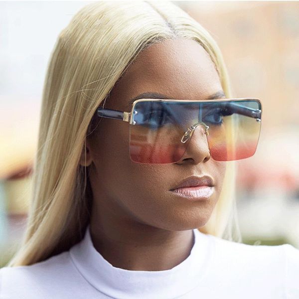 sunglasses fashion women oversized designer ladies square sun glasses vintage shades uv400 eyewear, White;black
sunglasses fashion women oversized designer ladies square sun glasses vintage shades uv400 eyewear, White;black