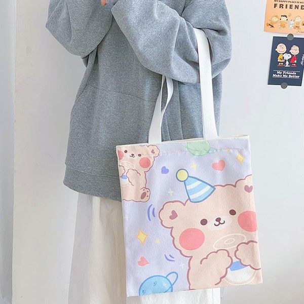 canvas women's bag shopping travel large capacity shoulder cute pattern handbag evening bags
canvas women's bag shopping travel large capacity shoulder cute pattern handbag evening bags