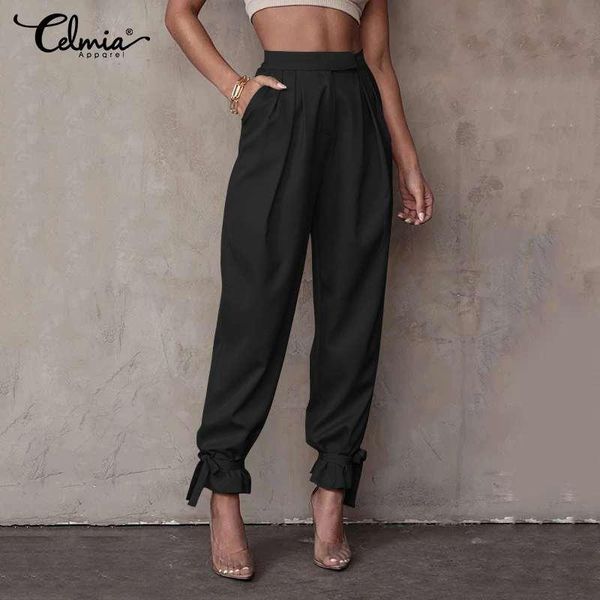 celmia fashion high waist elegant pants women's harem trousers 2021 autumn casual loose solid work pantalon plus size streetwear & capr, Black;white
celmia fashion high waist elegant pants women's harem trousers 2021 autumn casual loose solid work pantalon plus size streetwear & capr, Black;white