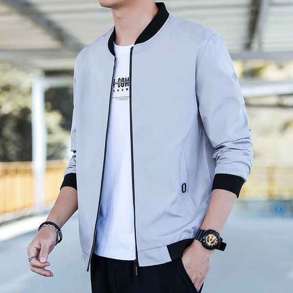 men's jackets jacket 2021 spring and autumn korean casual handsome fashion slim collar top, Black;brown
men's jackets jacket 2021 spring and autumn korean casual handsome fashion slim collar top, Black;brown