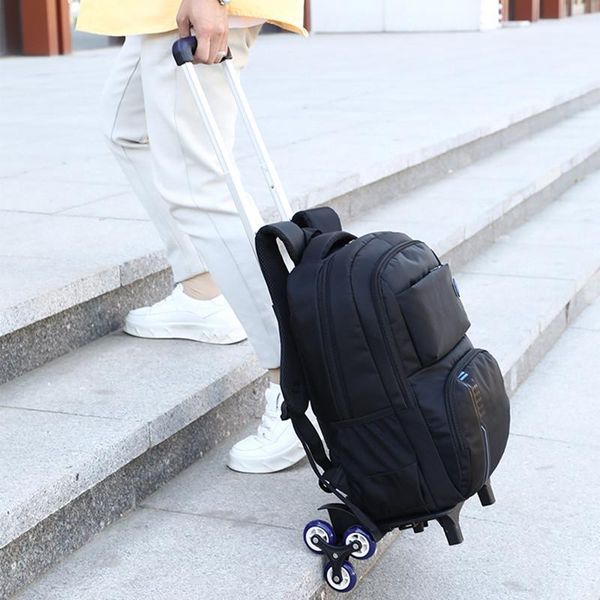 with 2/6 wheel rolling school backpacks girls boys trolley bags climb stairs bag backpack schoolbag teenage girl bookbag
with 2/6 wheel rolling school backpacks girls boys trolley bags climb stairs bag backpack schoolbag teenage girl bookbag