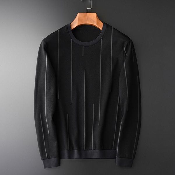 men's hoodies & sweatshirts brand vertical stripes printed sweatshirt men luxury round collar soft for spring and autumn mens, Black
men's hoodies & sweatshirts brand vertical stripes printed sweatshirt men luxury round collar soft for spring and autumn mens, Black