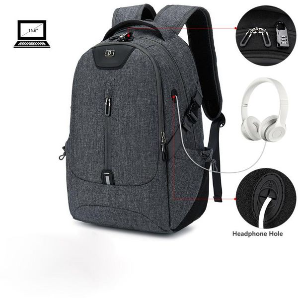 backpack big capacity travel lapbusiness anti-theft waterproof durable backpacks with headphone hole for 15.6'' inch
backpack big capacity travel lapbusiness anti-theft waterproof durable backpacks with headphone hole for 15.6'' inch