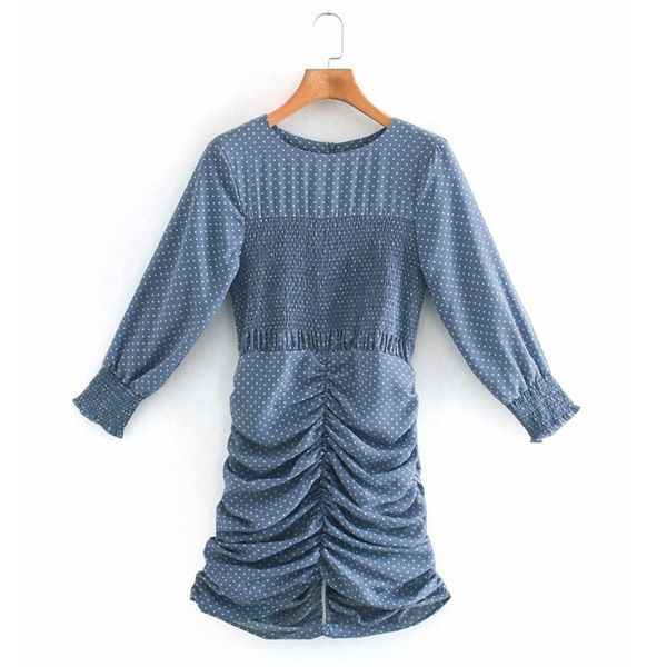 summer women vintage dot pleated dress long sleeve o-neck elasticity pencil es female elegant street mini 210513, Black;gray
summer women vintage dot pleated dress long sleeve o-neck elasticity pencil es female elegant street mini 210513, Black;gray