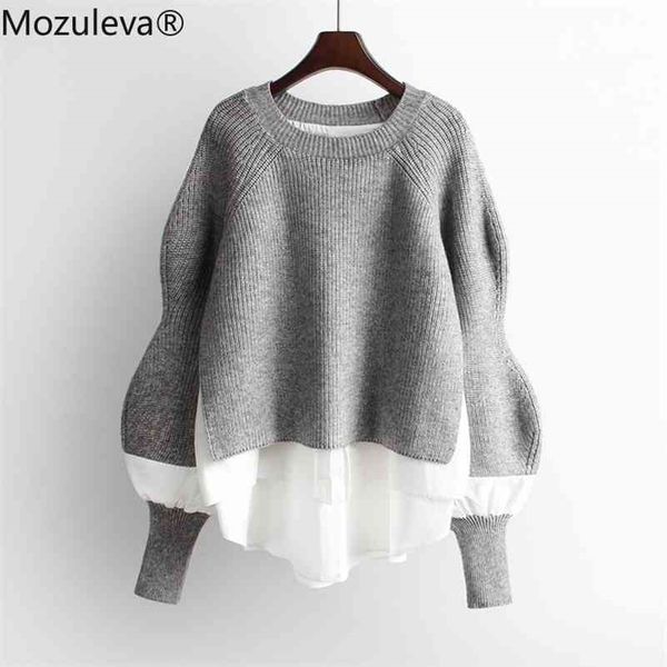 autumn winter knitted women pullover sweater causal patchwork long sleeve o-neck pull femme korean jumpers 210416, White;black
autumn winter knitted women pullover sweater causal patchwork long sleeve o-neck pull femme korean jumpers 210416, White;black