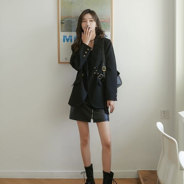 women's trench coats black blazer women autumn casual blazers and jackets designer belt loose ladies suit jacket korean 1bgy, Tan;black
women's trench coats black blazer women autumn casual blazers and jackets designer belt loose ladies suit jacket korean 1bgy, Tan;black