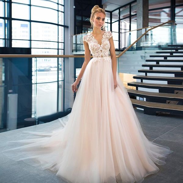 other wedding dresses bohemian simple a line 2021 v neck short sleeve lace applique sweep train for women weeding gowns, White
other wedding dresses bohemian simple a line 2021 v neck short sleeve lace applique sweep train for women weeding gowns, White