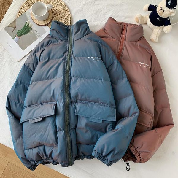 fluffy puffer jacket for men winter clothing 2021 fashion trends padded zip coat japanese harajuku style stand collar streetwear1, Black
fluffy puffer jacket for men winter clothing 2021 fashion trends padded zip coat japanese harajuku style stand collar streetwear1, Black