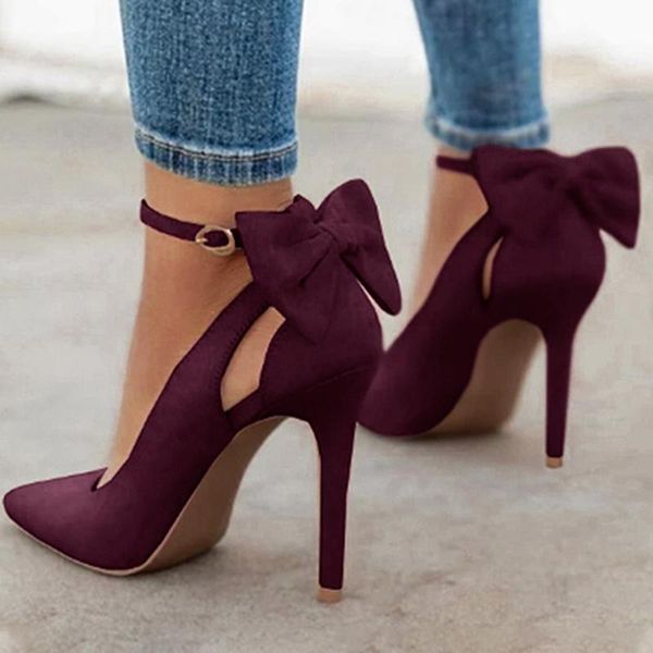 dress shoes women pointed toe high heels woman thin ladies pumps buckle strap female fashion bowknot rb67, Black
dress shoes women pointed toe high heels woman thin ladies pumps buckle strap female fashion bowknot rb67, Black