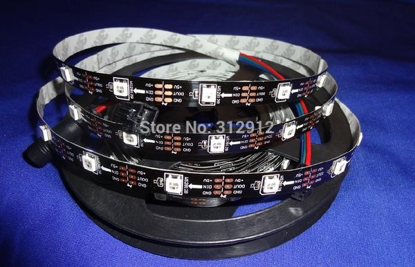 5m dc5v ws2812b led pixel srip,non-waterproof,30pcs ws2812b/m with 30pixels;black pcb strips
5m dc5v ws2812b led pixel srip,non-waterproof,30pcs ws2812b/m with 30pixels;black pcb strips