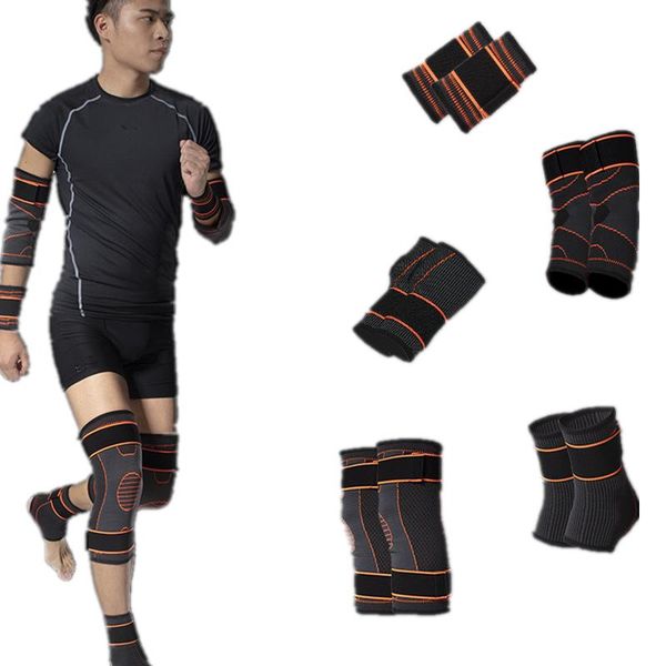 elbow & knee pads 10pcs sports safety wrist palm ankle full body elastic brace support for running basketball volleyball tennis, Black;gray
elbow & knee pads 10pcs sports safety wrist palm ankle full body elastic brace support for running basketball volleyball tennis, Black;gray