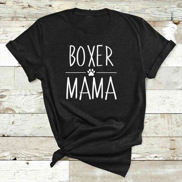 boxer mama dog mom life women t shirt letters printed o neck casual cotton funny animal lover, White
boxer mama dog mom life women t shirt letters printed o neck casual cotton funny animal lover, White