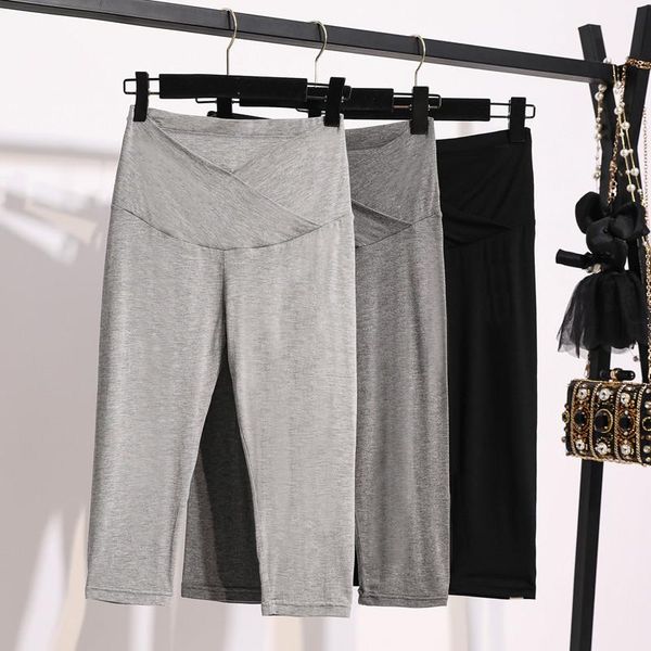 maternity bottoms 702# pants summer support solid color abdomen elastic waist belly leggings trousers, White
maternity bottoms 702# pants summer support solid color abdomen elastic waist belly leggings trousers, White
