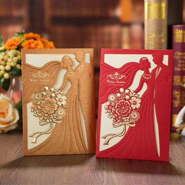 greeting cards 50pcs wedding invitations with groom & bridal bronzing engagement invite and envelopes for quinceanera party supply
greeting cards 50pcs wedding invitations with groom & bridal bronzing engagement invite and envelopes for quinceanera party supply