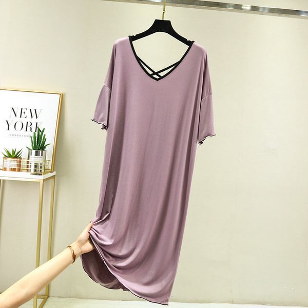 womens loose modal beautiful ba sleeping dress short sleeve nightgown comfortable long nightdress sleepwearby air, Black;red
womens loose modal beautiful ba sleeping dress short sleeve nightgown comfortable long nightdress sleepwearby air, Black;red