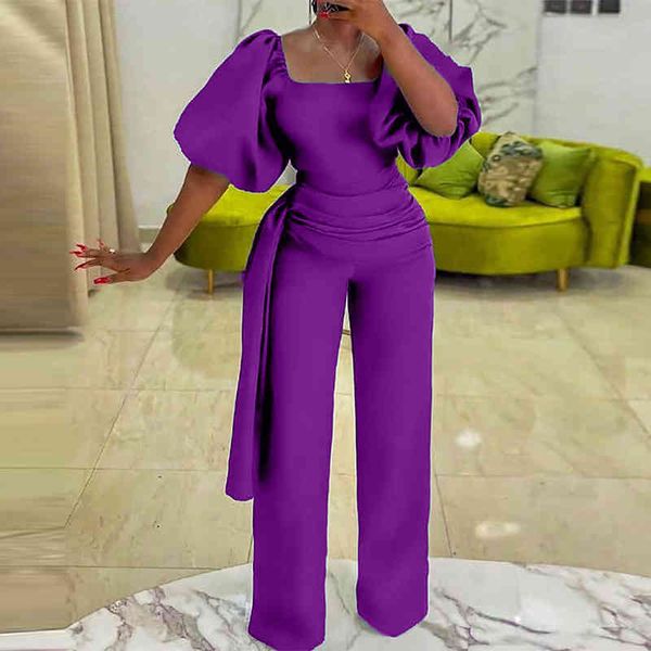 elegant solid color lantern sleeve office lady jumpsuits chic evening party club romper ovearlls 210521, Black;white
elegant solid color lantern sleeve office lady jumpsuits chic evening party club romper ovearlls 210521, Black;white