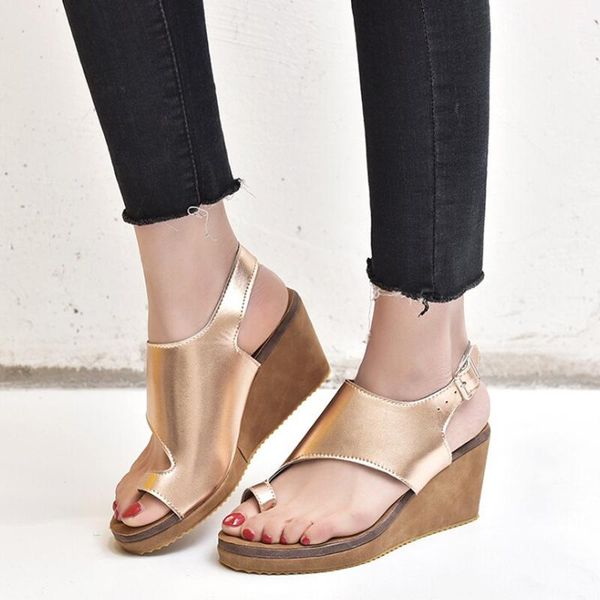 summer sandals women shoes woman retro platform wedges high heels ladies for leather plus size, Black
summer sandals women shoes woman retro platform wedges high heels ladies for leather plus size, Black