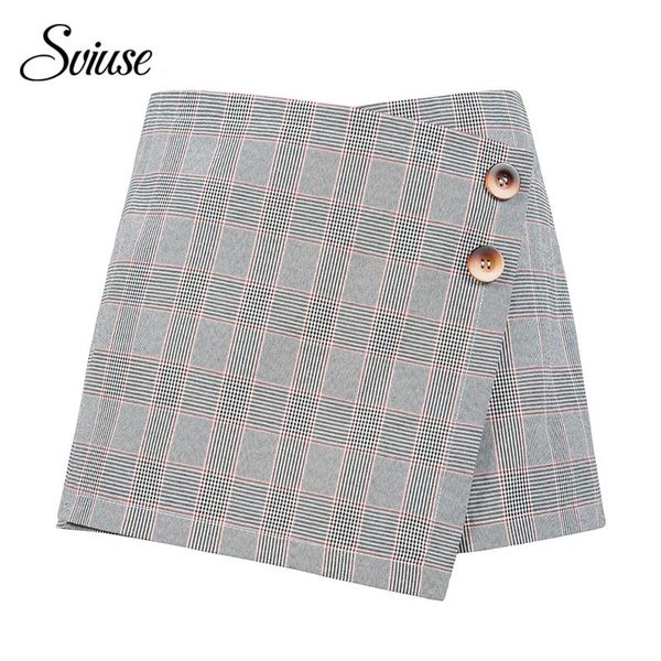 women's shorts autumn winter classic plaid irregular buttons zip short pants ladies casual fashion office sweet plus size, White;black
women's shorts autumn winter classic plaid irregular buttons zip short pants ladies casual fashion office sweet plus size, White;black
