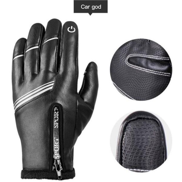 winter men women cycling gloves full finger leather waterproof windproof antiskid touch screen ski outdoor sports, Black
winter men women cycling gloves full finger leather waterproof windproof antiskid touch screen ski outdoor sports, Black