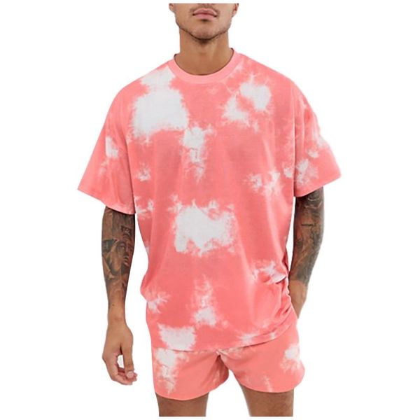 men's tracksuits short-sleeved t-shirt suit tie-dye printing clothing summer leisure outdoor sports, Gray
men's tracksuits short-sleeved t-shirt suit tie-dye printing clothing summer leisure outdoor sports, Gray