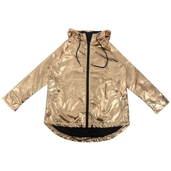women spring autumn hoodie long sleeve sweatshirt golden pvc raincoat zipper up punk street shirt(gold,xxl/us~12/uk~16) women's jacke, Black;brown
women spring autumn hoodie long sleeve sweatshirt golden pvc raincoat zipper up punk street shirt(gold,xxl/us~12/uk~16) women's jacke, Black;brown