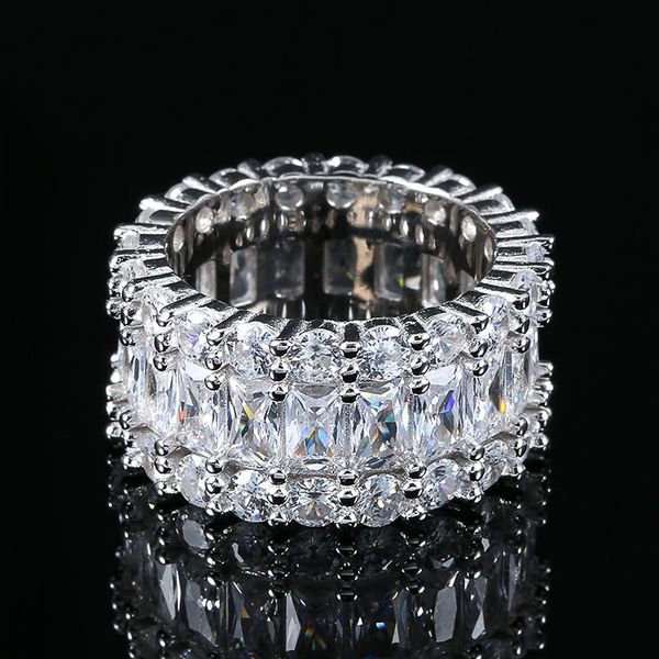 cluster rings kinel bling big zircon stone ring silver color fashion wedding engagement jewelry hip hop for women man gift, Golden;silver
cluster rings kinel bling big zircon stone ring silver color fashion wedding engagement jewelry hip hop for women man gift, Golden;silver