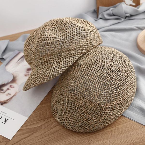 wide brim hats fashion women natural grasses straw hat men summer casual beret retro breathable beach wild octagonal vacation cap, Blue;gray
wide brim hats fashion women natural grasses straw hat men summer casual beret retro breathable beach wild octagonal vacation cap, Blue;gray