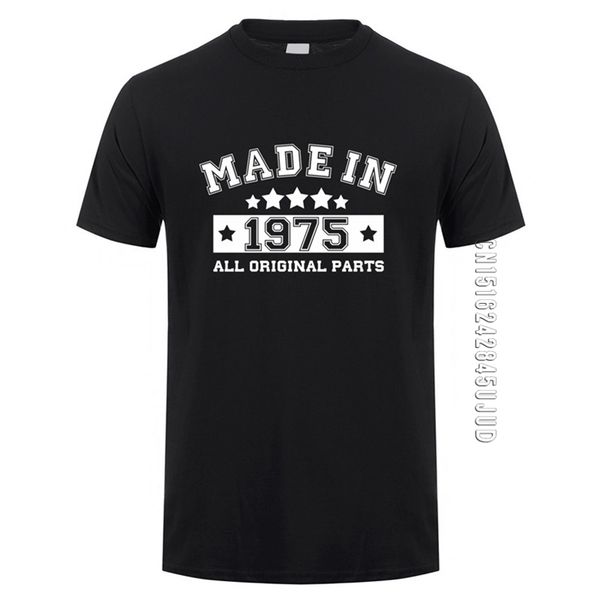 made in 1975 men t shirt summer cotton o neck birthday gift tshirt funny man t-shirts 210409, White;black
made in 1975 men t shirt summer cotton o neck birthday gift tshirt funny man t-shirts 210409, White;black