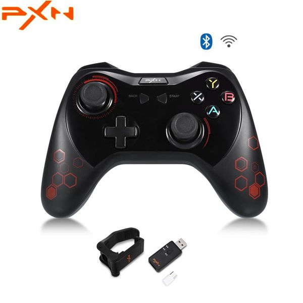 game controllers & joysticks pxn - 9606 wireless bluetooth gamepad controller joystick with phone bracket for android smartphones tablet tv
game controllers & joysticks pxn - 9606 wireless bluetooth gamepad controller joystick with phone bracket for android smartphones tablet tv